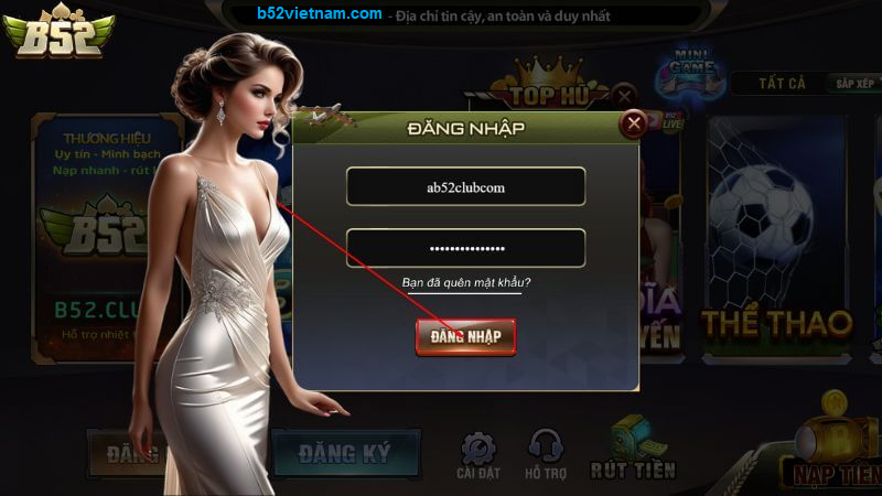 Hướng dẫn đăng nhập B52 CLUB 2025, chi tết dễ hiểu